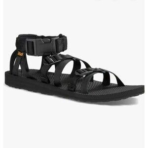 Teva Archival 90'S Original Alp Revive Sandals Men 13 Black Strappy Walking